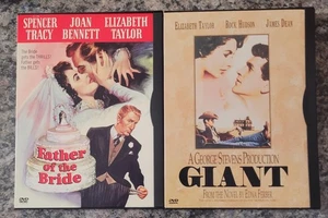 Elizabeth Taylor Father Of The Bride 1950 & Giant 1954 W/Snapcases  - Picture 1 of 9