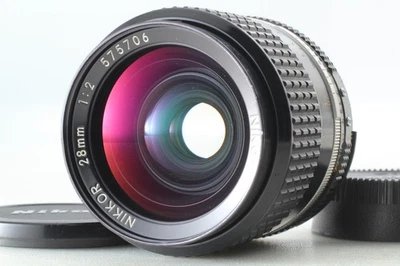 Probado [N COMO NUEVO] Nikon Ai-s Nikkor 28mm F/2 Ais MF lente gran angular... - Imagen 1 de 4