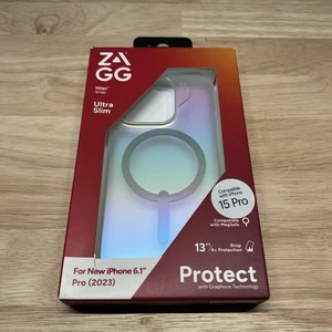 *Authentische Zagg Milan Snap MagSafe Hülle für Apple iPhone 15 Pro - irisierend* - Bild 1 von 5