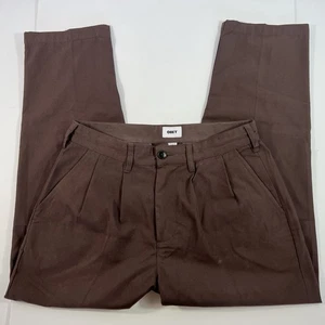 Obey plissierte braune Chinohose Herren Größe 30 - Bild 1 von 6