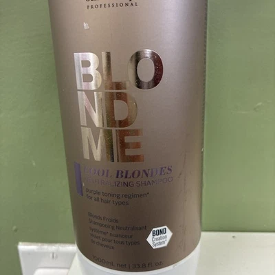 Schwarzkopf Blondme Cool Blondes Neutralizing Shampoo, 33.8 oz - Image 1 of 3