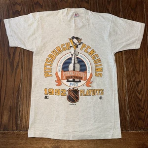 Camisa De Colección Pittsburgh Penguins Adulto Mediana 1992 Stanley Cup Starter NHL EE. UU. - Imagen 1 de 8