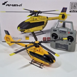 Amewi 25333 ADAC H145 Rc Helikopter Brushless 6-Kanal 6G Hubschrauber Notarzt - Bild 1 von 22