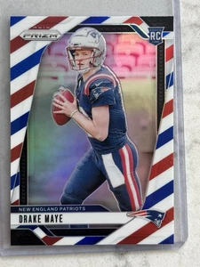 2024 Panini Prizm - Rookies Drake Maye #329 Red White & Blue Prizm (RC) - Picture 1 of 2