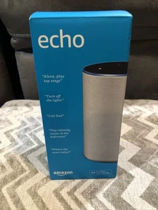 NEU in Verpackung Amazon Echo 2. Generation Smart Speaker mit Alexa Voice Service - Bild 1 von 4