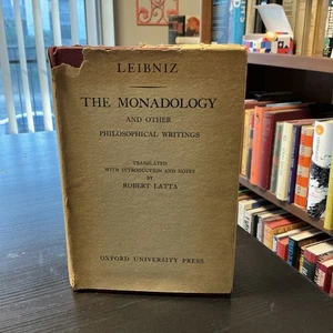1951 OXFORD HARDCOVER Leibniz/Latta DIE MONADOLOGIE Hardcover DJ - Bild 1 von 12