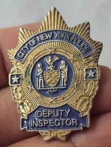 USA CITY OF NEW YORK **DEPUTY INS PE CT @R** BADGE WITH STAR L@@K!! - Picture 1 of 3