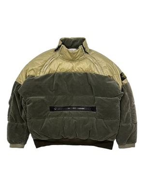 Stone Island Algodón Terciopelo Plumón TC con Reverso Lamy Flock Chaqueta Pullover XL Foto 1 de 4