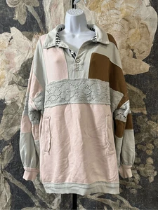 Neu Free People We the Free American Dream Polo Pullover Gr. S - Bild 1 von 6