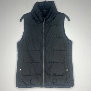 Vecchio gilet imbottito nero da donna blu navy taglia small outdoor autunno strati gorpcore - Foto 1 di 7