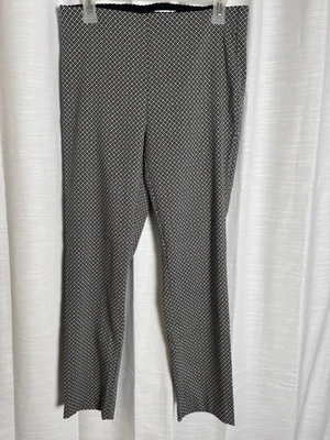 Leggings ajustados al tobillo Elle para mujer multicolor diamante lunares elásticos tirar de M Foto 1 de 2