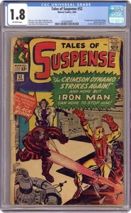 Tales of Suspense #52 CGC 1.8 1964 4162658009 1st app. Black Widow - Picture 1 of 2