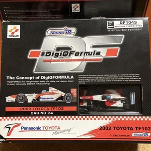 Konami Digiq Formula 2002 Toyota Tf102 Micro Rc Car Starter Set Collectible Toy - Picture 1 of 10