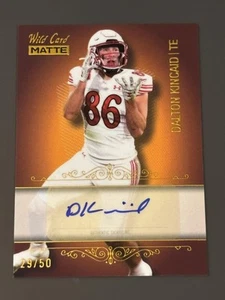 2023 Wild Card Matte Barrel Exclusive #CBB-A Dalton Kincaid Auto #/50 - Picture 1 of 2