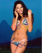 JESSICA GOMES SIGNED 8X10 PHOTO SWIMSUIT MODEL reprint
