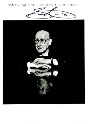 Oscar-Winning Musician SAMMY CAHN Signed Photo Cover