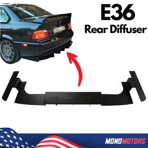 FANCY WIDE METAL REAR DIFFUSER FOR BMW E36 – SEDAN COUPE CABRIO - Bild 1 von 8