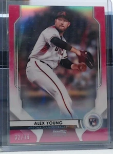 2020 BOWMAN STERLING ALEX YOUNG ROOKIE REFRACTOR /75 #BSR-89 DIAMONDBACKS MSM - Picture 1 of 2