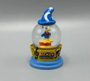 Disney Mickey's Philharmagic Mini Snow globe Donald Duck Blue Wizard Rare - Picture 1 of 8