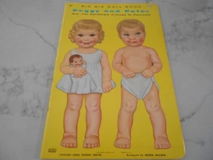 Vintage Big Doll Book. Peggy & Peter. 1962. Queen Holden. Rare & Unused. - Picture 1 of 11
