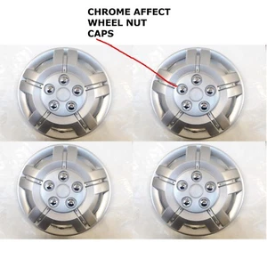 15" TO FIT FIAT DUCATO DEEP DISH WHEEL TRIMS HUB CAPS DOMED NEW - Picture 1 of 4