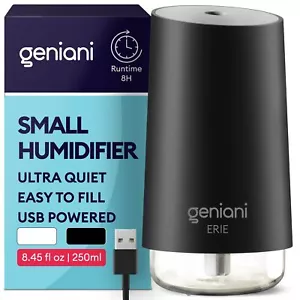 GENIANI Portable Small Cool Mist Humidifiers - Desktop Humidifier for Plants,... - Picture 1 of 9