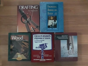 DIY Lot Wood Working Engineering Drafting & Design Text Books Guide Fix It - Bild 1 von 12