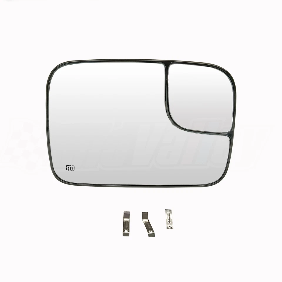Стекло зеркала с подогревом для правой стороны пассажира под правую руку для 05–09 Dodge Ram 1500 2500 3500 - Изображение 1 из 4