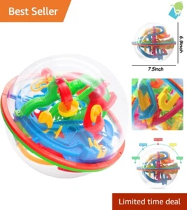 Challenging 3D Maze Ball Game with 138 Obstacles - Perfect Gift for Kids - Picture 1 of 11