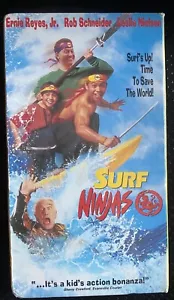 BRAND NEW Surf Ninjas (VHS, 1993) Leslie Nielsen HTF OOP Super Rare! - Picture 1 of 3