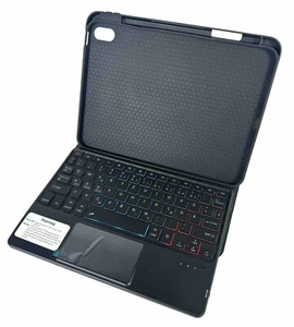 Beleuchtete Tastatur Hülle mit Stifthalter für iPad 10 QWERTZ 10. Gen 10.9" NEU - Bild 1 von 3