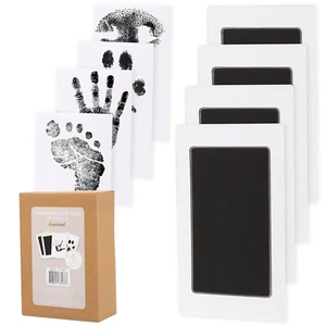 Pearhead 4-Pack Clean-Touch Ink Pad Kit, Mess-Free Inkless Hand and Footprint Ki - Picture 1 of 12
