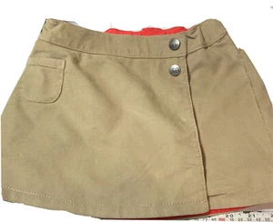REI Toddler Girls Skirt Size 4/5 Tan Quilted Lined Outdoors - Picture 1 of 4
