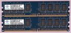 2GB 2x1GB PC2-6400 DDR2-800 NANYA NT1GT64U88D0BY-AD BLUE DESKTOP RAM MEMORY KIT