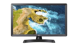 LG TV SMART 24" HD MONTIOR 24TQ510S-PZ NERO TV 61cm Smart TV Wi-Fi Nero - Foto 1 di 6