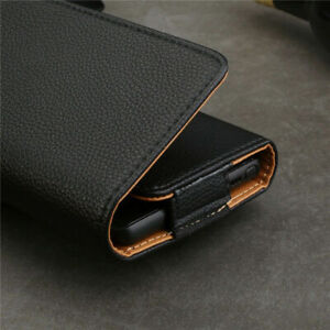 Universal PU Leather Belt Pouch Wallet Clip Hip Loop Case Cover For All Phones