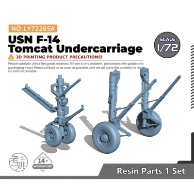 1/72 Model Upgrade Parts USN F-14 Tomcat Undercarriage - Image 1 of 2