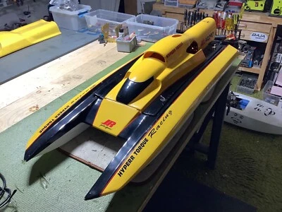 F41 Stryker Drag Cat RC Gas Sport Race Boat Zenoah QuickDraw RCMK - Image 1 of 4