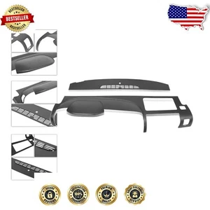 High-Quality Painted Dashboard Overlay Caps - 2-Pack for Interior Renewal - Foto 1 di 8