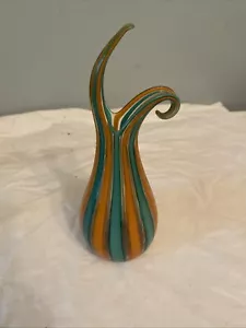 Vintage Arte Nuova Murano Vase Großer Preis Weltausstellung Brüssel 1958 Unikat - Bild 1 von 10