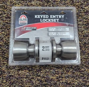 Elite Security Keyed Entry Lockset - Picture 1 of 2