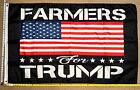 Donald Trump Flag FREE SHIPPING Farmers For Trump B Farm Desantis USA Sign 3x5'