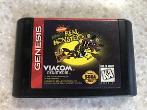AAAHH!!! CARTUCHO JUEGO REAL MONSTERS SEGA GENESIS SOLO FUNCIONA BIEN NES HQ - Imagen 1 de 1