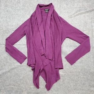 Lord and Taylor Cardigan Womens Medium Cashmere Waterfall Open Front Soft Luxe - Picture 1 of 10