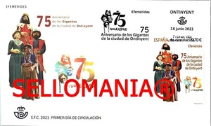 2021 GIGANTES DE ONTINYENT GEGANTS CABETS VALENCIA 5496 SPD FDC TC24092 - Bild 1 von 1