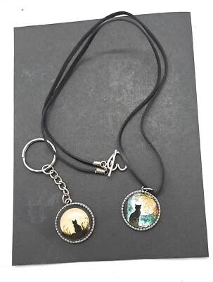 CAT (C) КАБОШОН 27 «ПЛОСКИЙ ИСКУССТВЕННОЙ КОЖИ ШНУР СЕРДЦЕ ПЕРЕКЛЮЧАТЕЛЬ ОЖЕРЕЛЬЕ КОЛЬЦО ДЛЯ КЛЮЧЕЙ. - Изображение 1 из 4