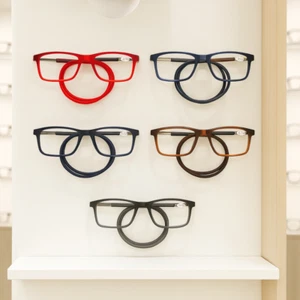 Magnetic Front-Closure Reading Glasses with Neck Hanging Design for Men & Women - Picture 1 of 16