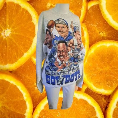 Vintage Rare H.L.Miller Dallas Cowboys Sweatshirt Size Large - Image 1 of 4