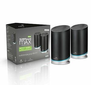 ARRIS SURFboard MAX Plus Mesh AX7800 Wi-Fi 6 AX Router System FAST SHIPPING!