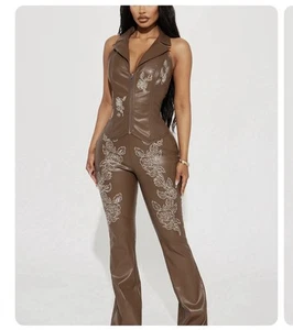 Faux Leather Two Piece - Picture 1 of 3